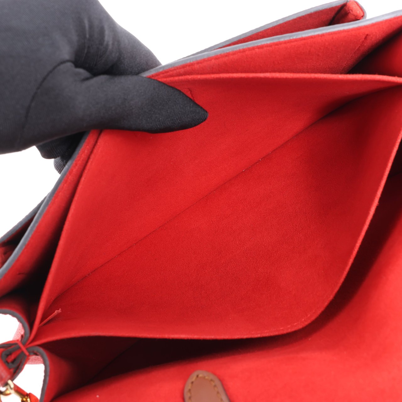 Louis Vuitton Louis Vuitton Monogram Vaugirard PM in Brown x Red M44548 Divers