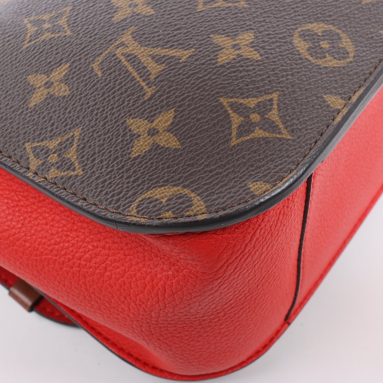 Louis Vuitton Louis Vuitton Monogram Vaugirard PM in Brown x Red M44548 Divers