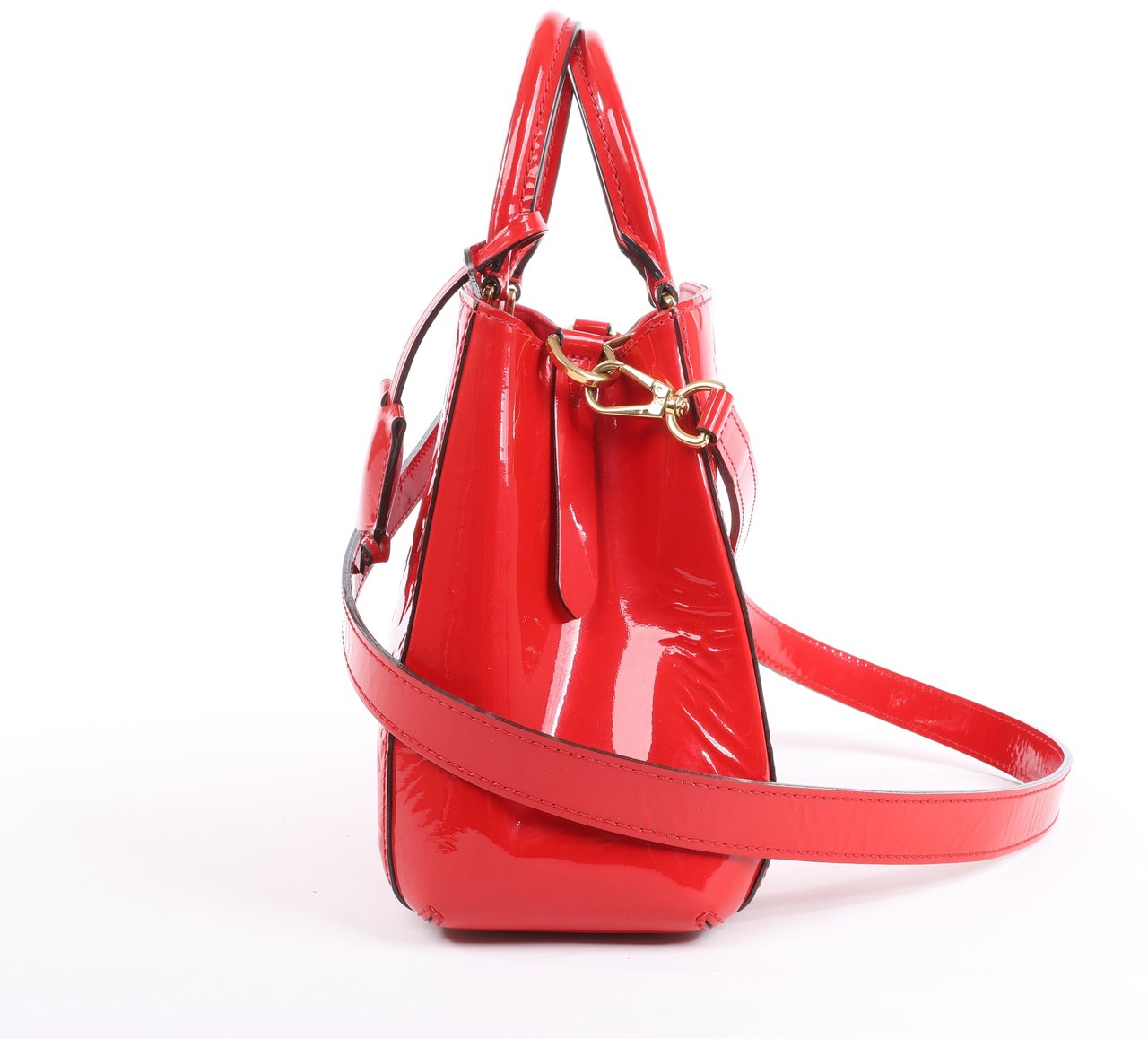 Louis Vuitton Louis Vuitton Vernis Montaigne BB Handbag in Red M50170 Rood