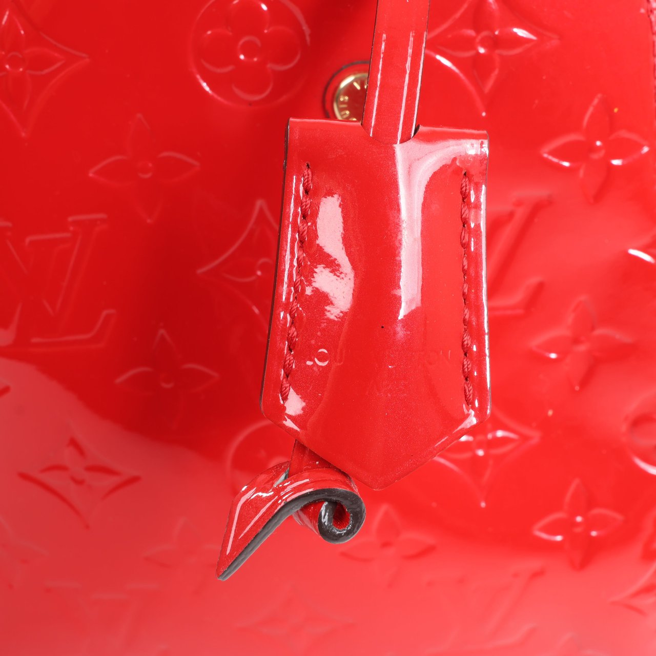 Louis Vuitton Louis Vuitton Vernis Montaigne BB Handbag in Red M50170 Rood