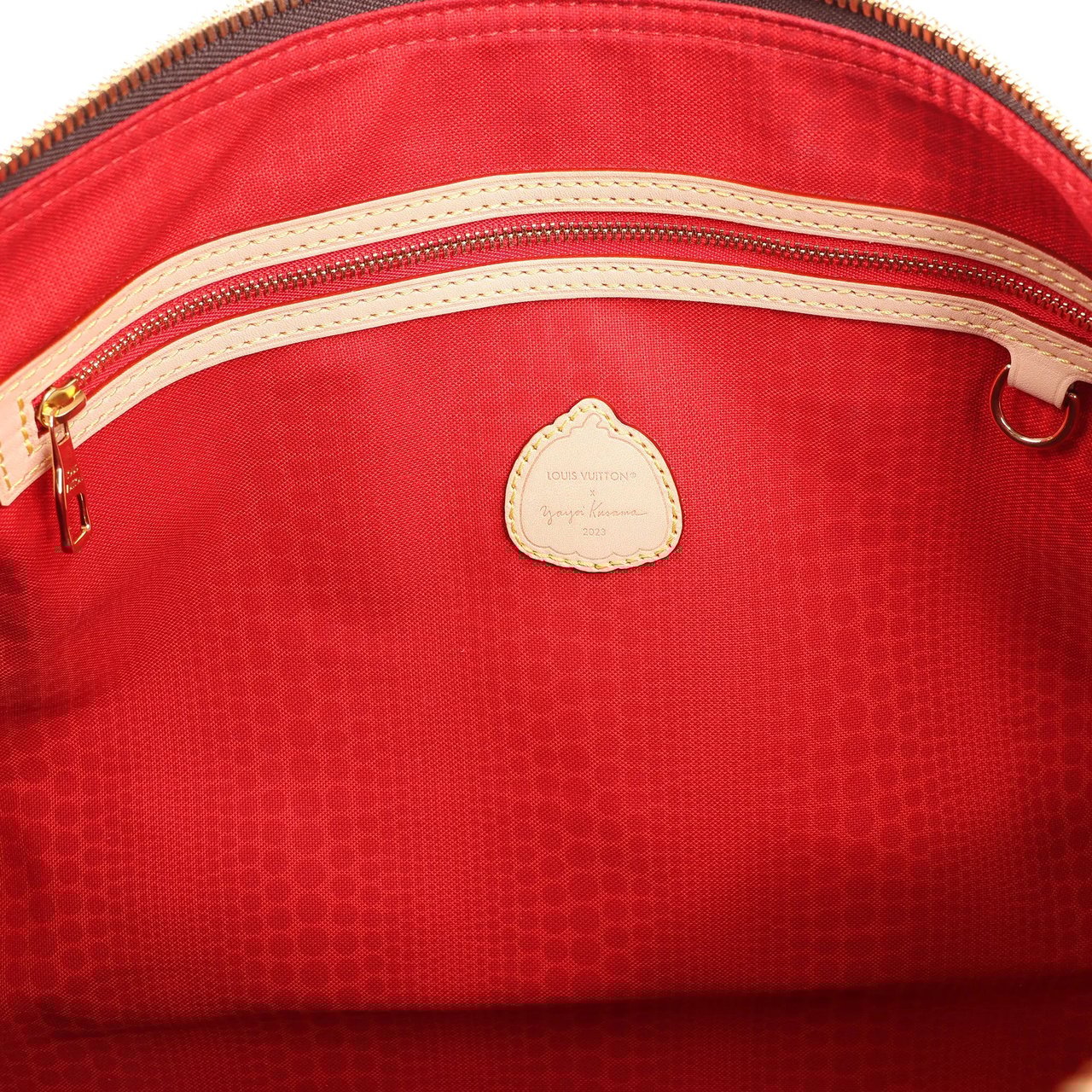 Louis Vuitton Louis Vuitton x Yayoi Kusama Monogram Keepall Bandouliere 45 Travel Bag M46377 Bruin