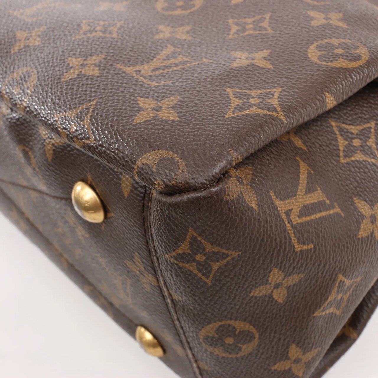 Louis Vuitton Louis Vuitton Pallas MM Monogram 2Way Handbag in Brown x Burgundy M40906 Divers