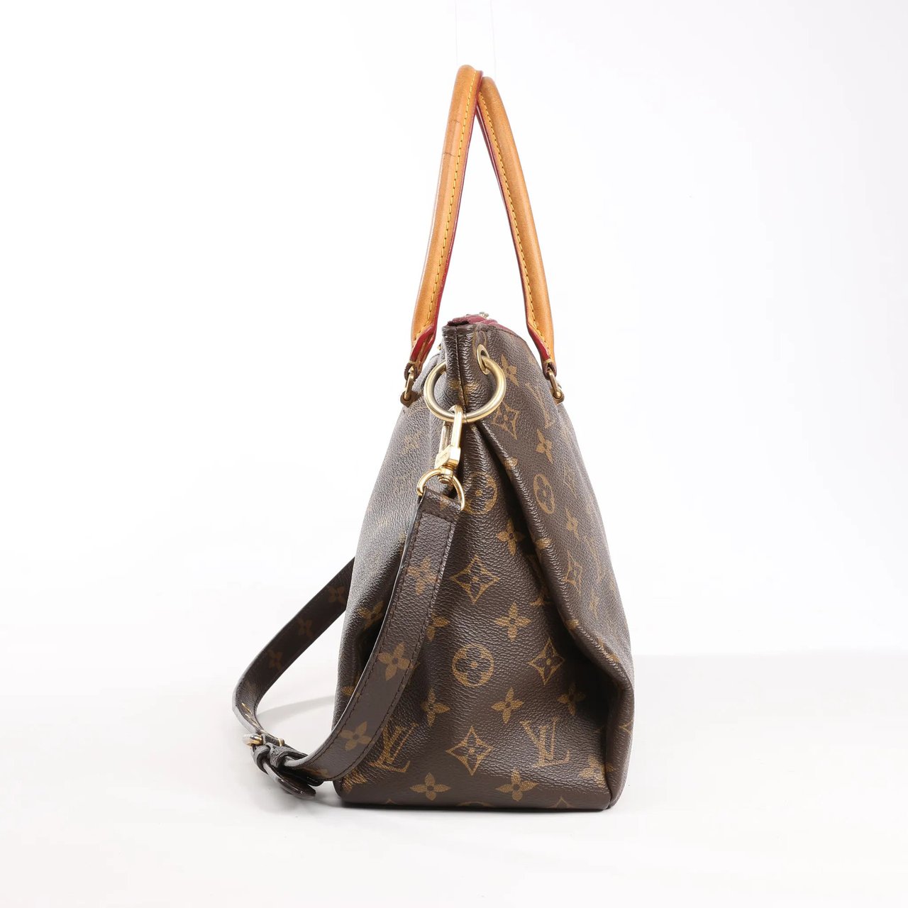 Louis Vuitton Louis Vuitton Pallas MM Monogram 2Way Handbag in Brown x Burgundy M40906 Divers