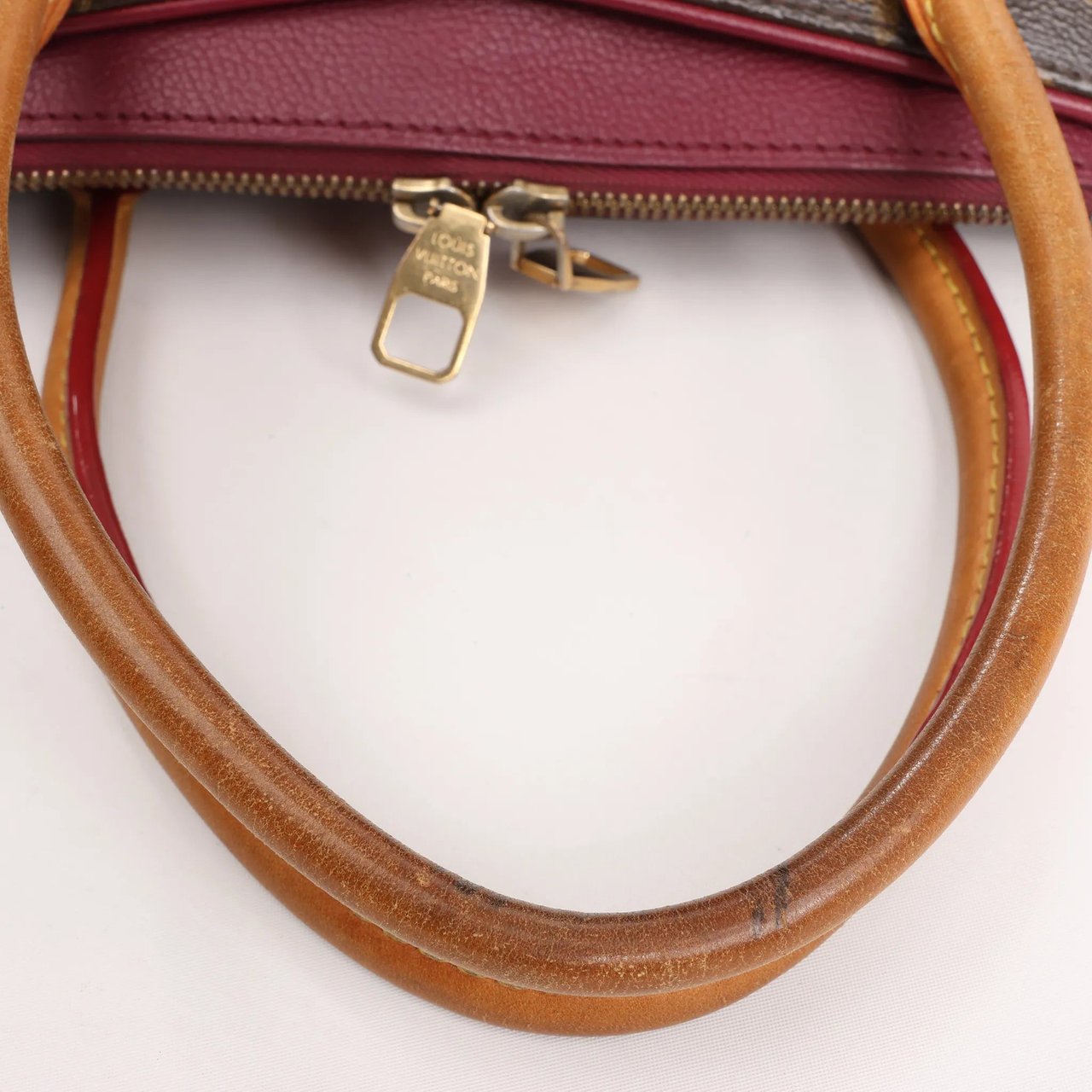 Louis Vuitton Louis Vuitton Pallas MM Monogram 2Way Handbag in Brown x Burgundy M40906 Divers