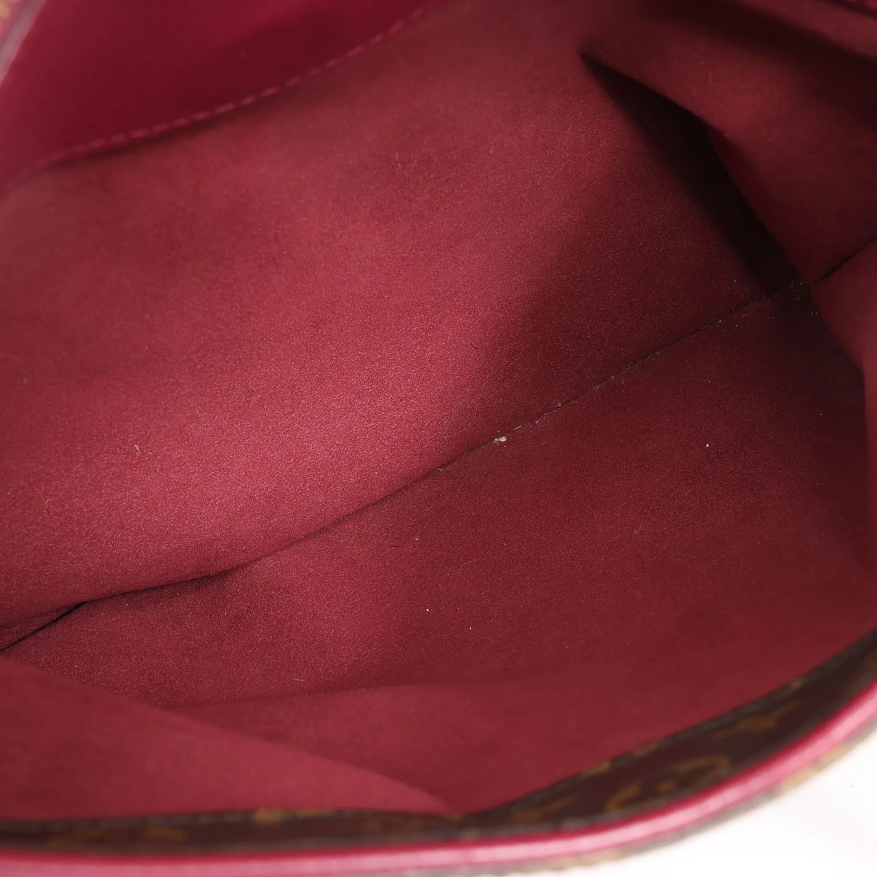 Louis Vuitton Louis Vuitton Pallas MM Monogram 2Way Handbag in Brown x Burgundy M40906 Divers