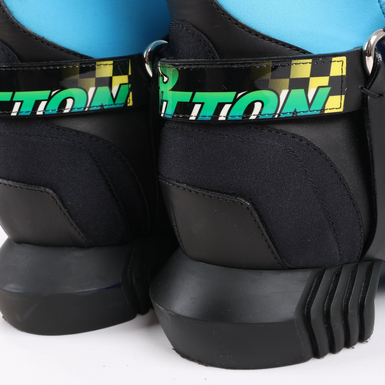 Louis Vuitton Louis Vuitton Neoprene Deep Sea Ankle Boot in Blue, Size 39 EU Blauw