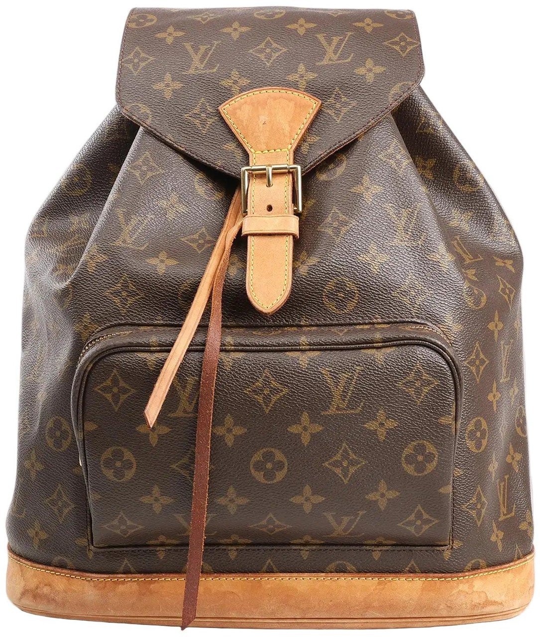 Louis Vuitton Louis Vuitton Montsouris GM Monogram Canvas Vintage Backpack in Brown M51135 Bruin