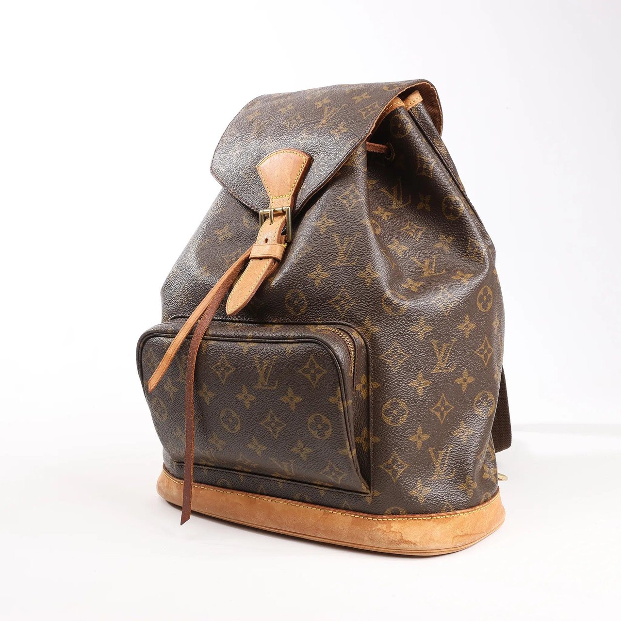 Louis Vuitton Louis Vuitton Montsouris GM Monogram Canvas Vintage Backpack in Brown M51135 Bruin