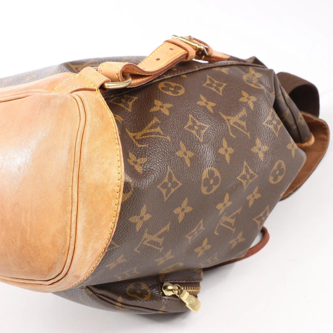 Louis Vuitton Louis Vuitton Montsouris GM Monogram Canvas Vintage Backpack in Brown M51135 Bruin