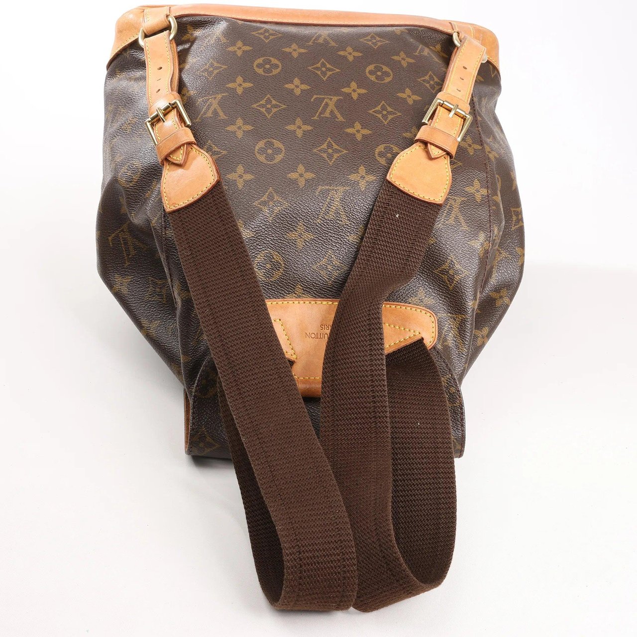 Louis Vuitton Louis Vuitton Montsouris GM Monogram Canvas Vintage Backpack in Brown M51135 Bruin