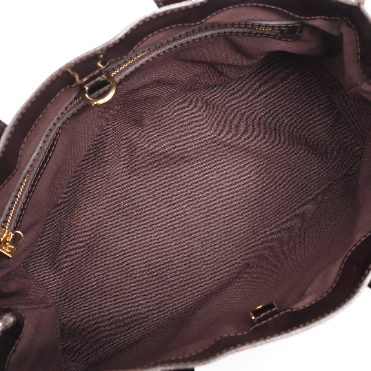 Louis Vuitton Louis Vuitton Wilshire PM Monogram Vernis Handbag in Burgundy M91644 Maroon