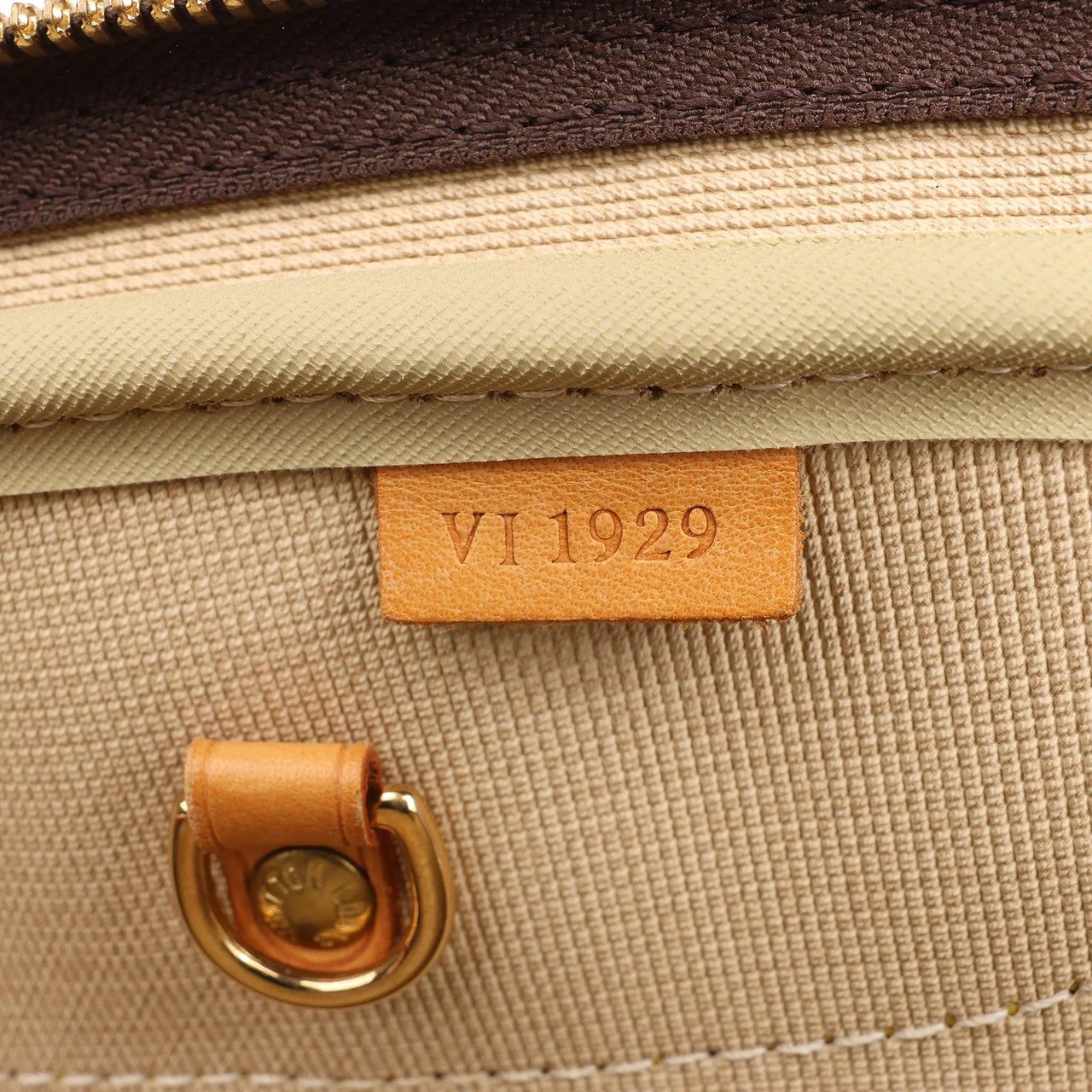 Louis Vuitton Louis Vuitton Alize Monogram Canvas 2 Poches Travel Bag in Brown M41399 Bruin
