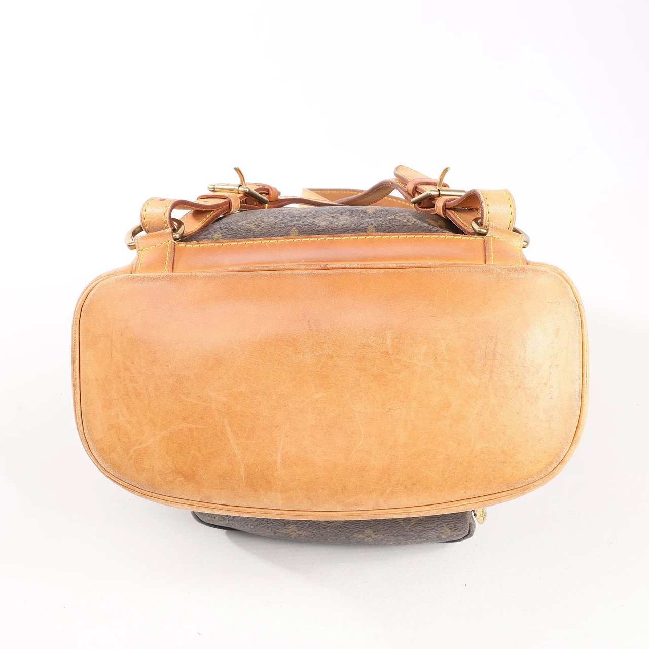 Louis Vuitton Louis Vuitton Montsouris MM Monogram Canvas Vintage Backpack in Brown M51136 Bruin