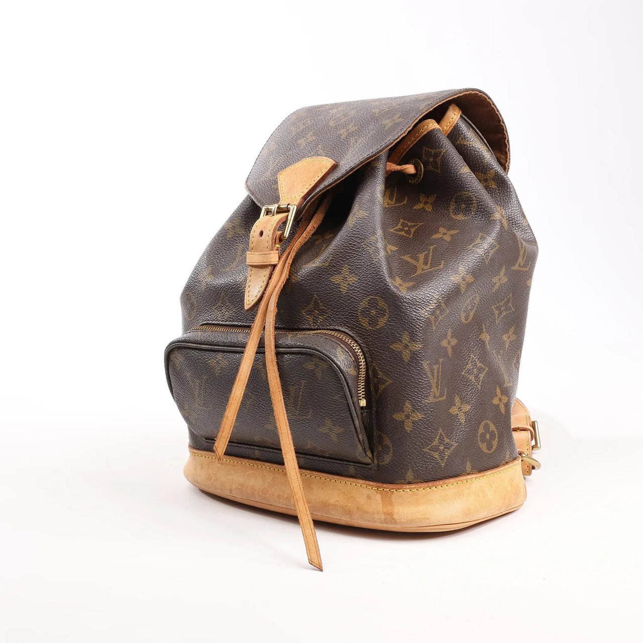 Louis Vuitton Louis Vuitton Montsouris MM Monogram Canvas Vintage Backpack in Brown M51136 Bruin