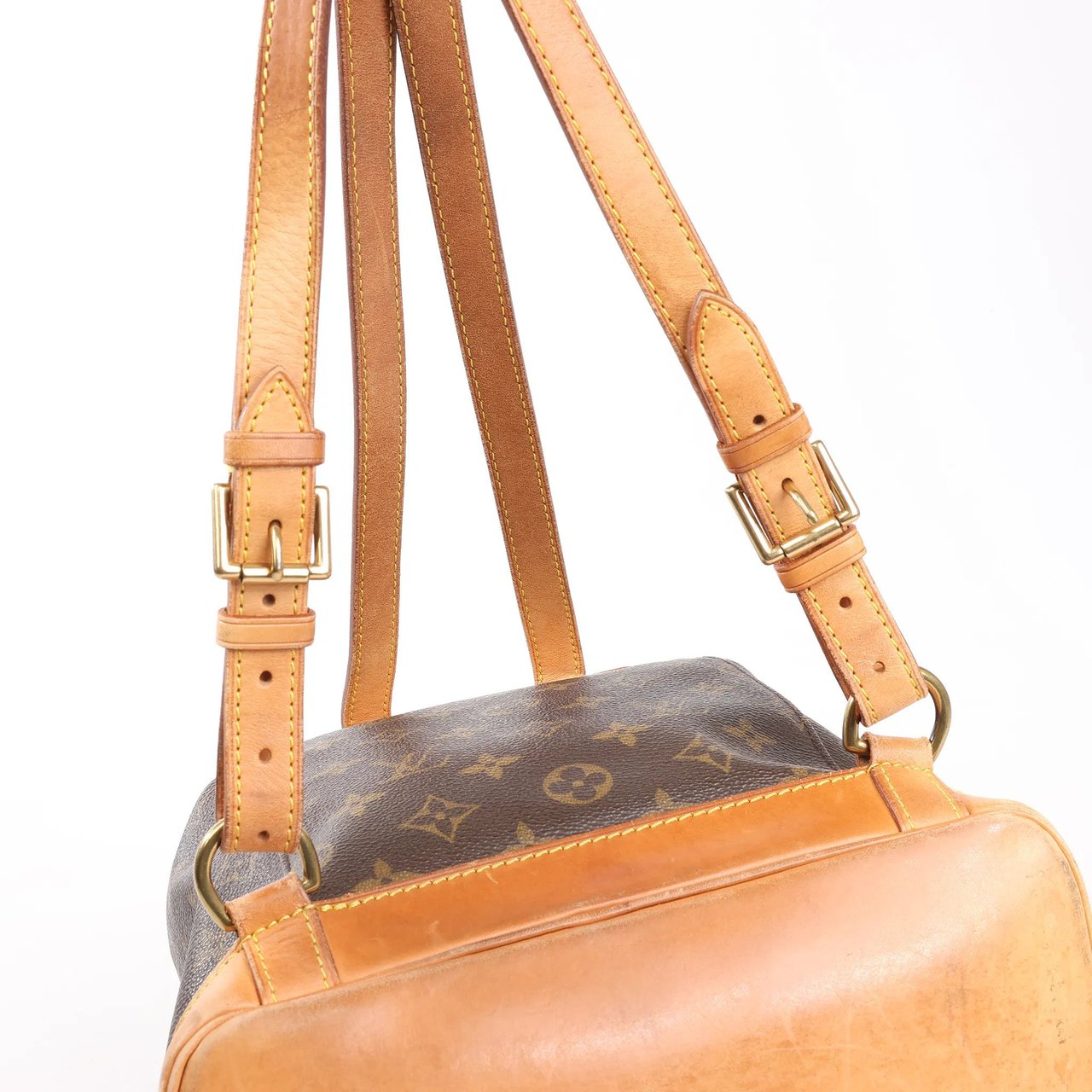 Louis Vuitton Louis Vuitton Montsouris MM Monogram Canvas Vintage Backpack in Brown M51136 Bruin