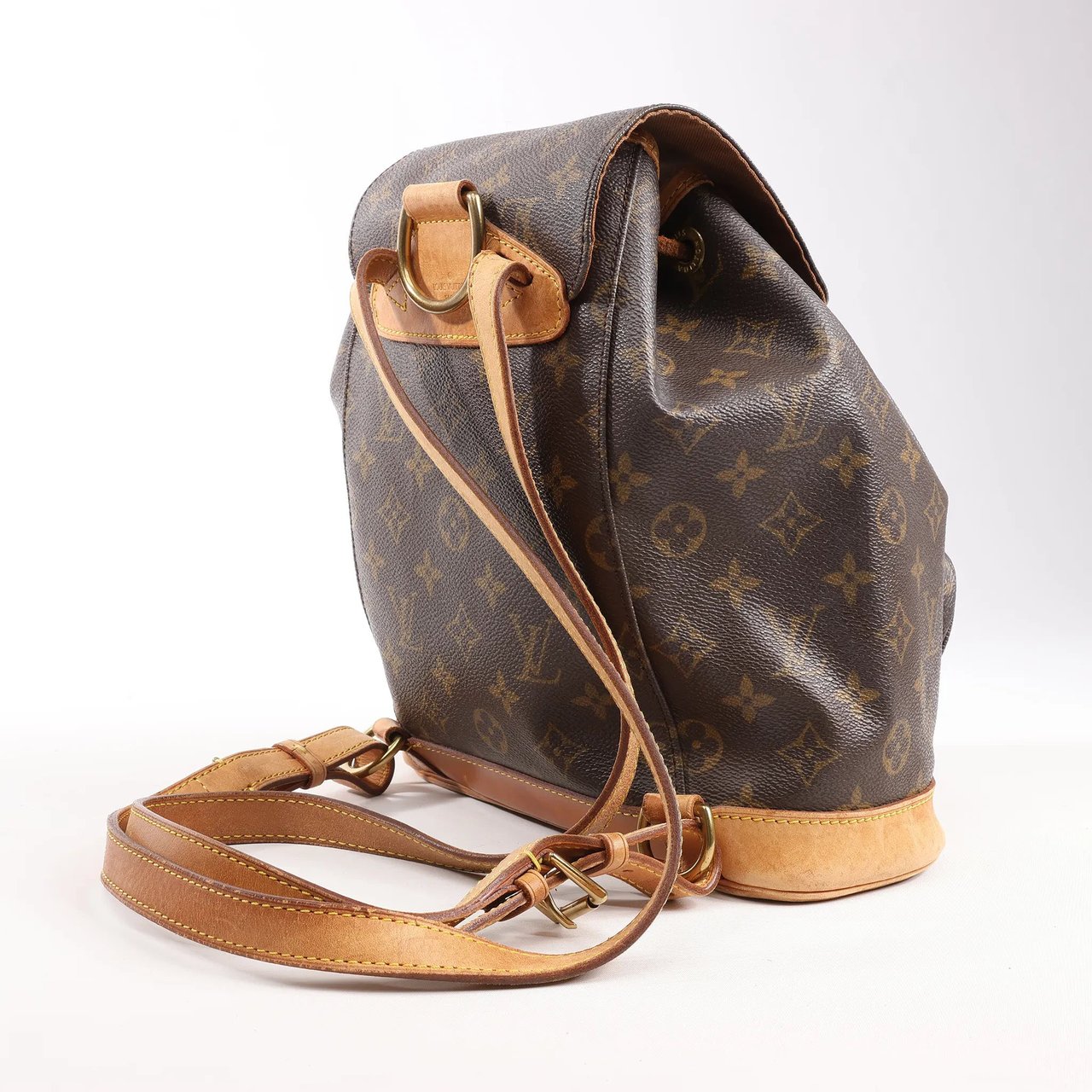 Louis Vuitton Louis Vuitton Montsouris MM Monogram Canvas Vintage Backpack in Brown M51136 Bruin