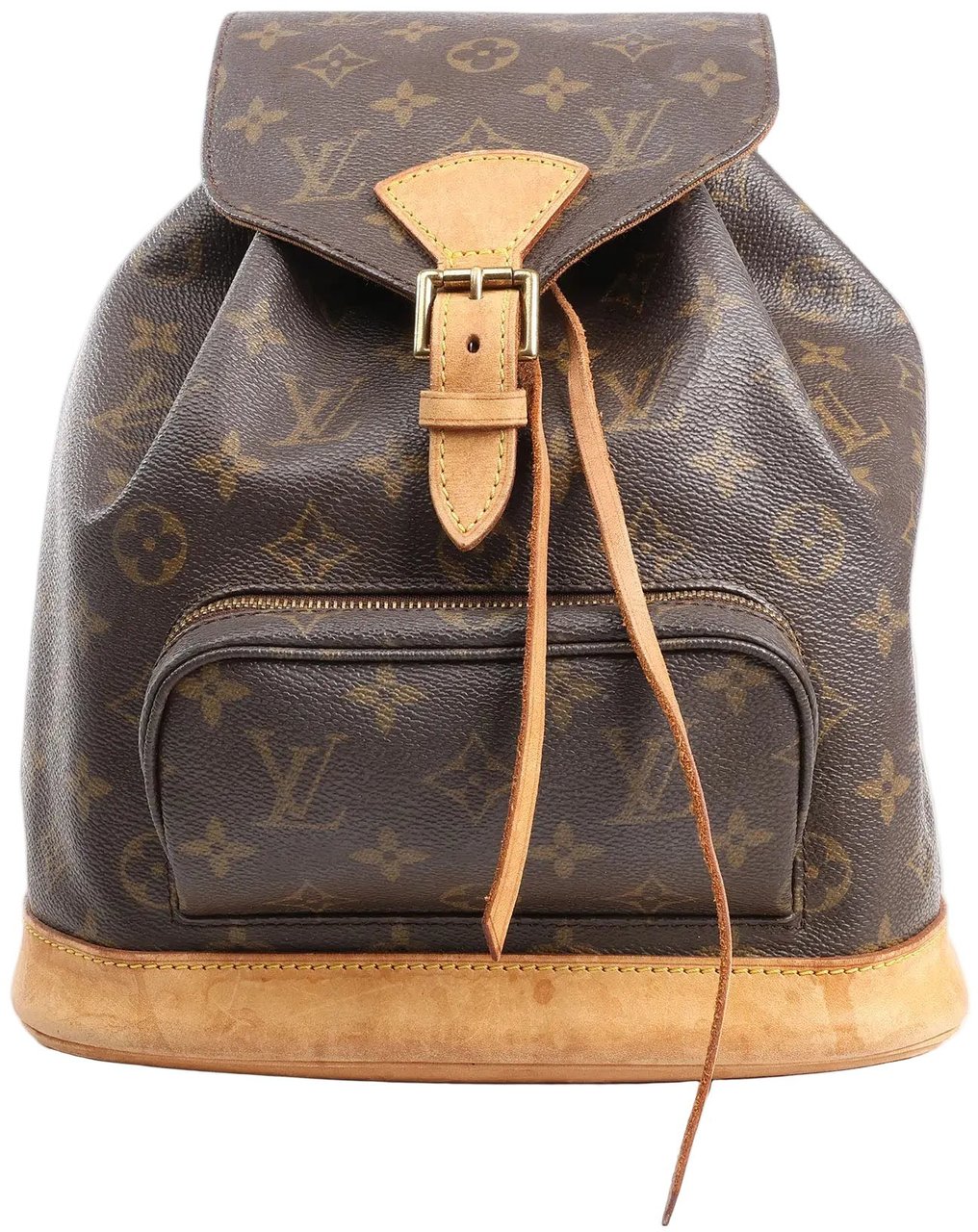 Louis Vuitton Louis Vuitton Montsouris MM Monogram Canvas Vintage Backpack in Brown M51136 Bruin