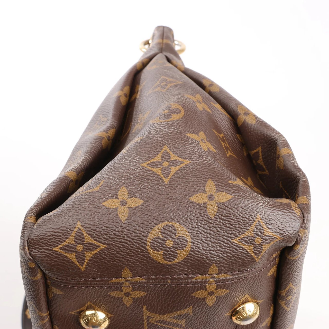 Louis Vuitton Louis Vuitton Pallas MM Monogram 2Way Handbag in Brown x Red M41175 Divers