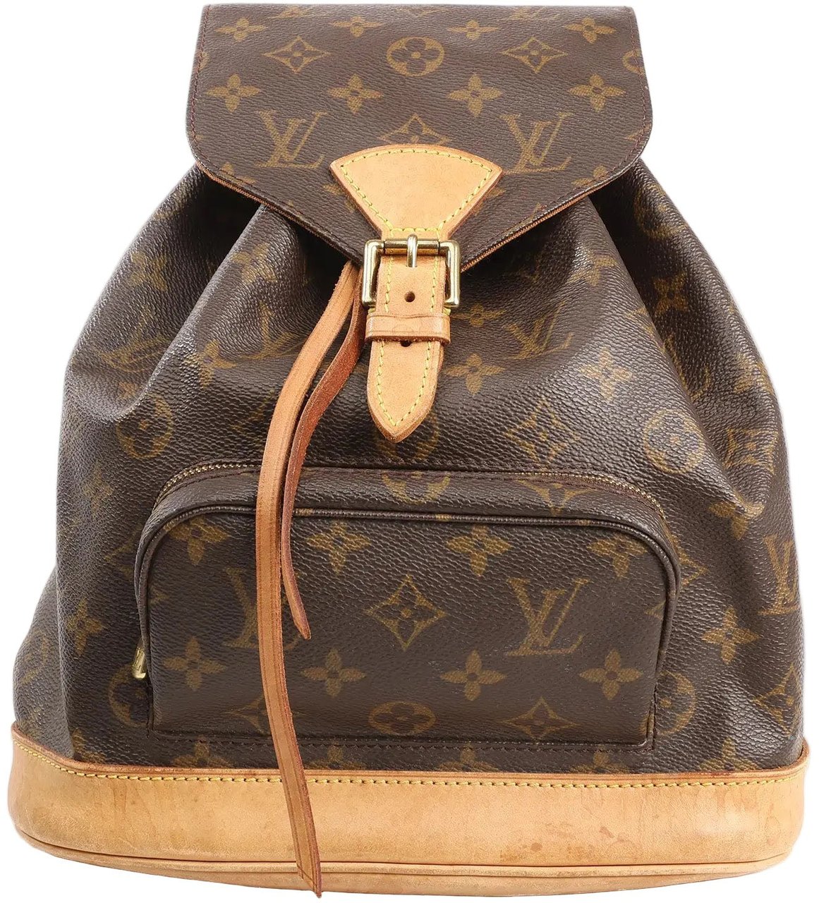 Louis Vuitton Louis Vuitton Montsouris MM Monogram Canvas Vintage Backpack in Brown M51136 Bruin