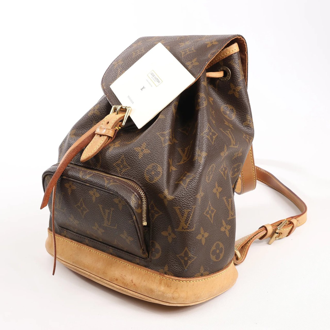 Louis Vuitton Louis Vuitton Montsouris MM Monogram Canvas Vintage Backpack in Brown M51136 Bruin