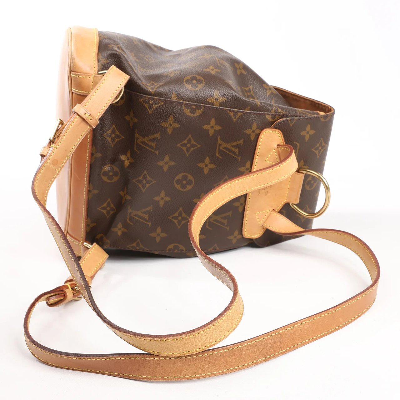 Louis Vuitton Louis Vuitton Montsouris MM Monogram Canvas Vintage Backpack in Brown M51136 Bruin