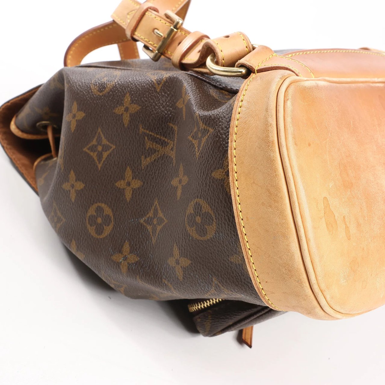 Louis Vuitton Louis Vuitton Montsouris MM Monogram Canvas Vintage Backpack in Brown M51136 Bruin