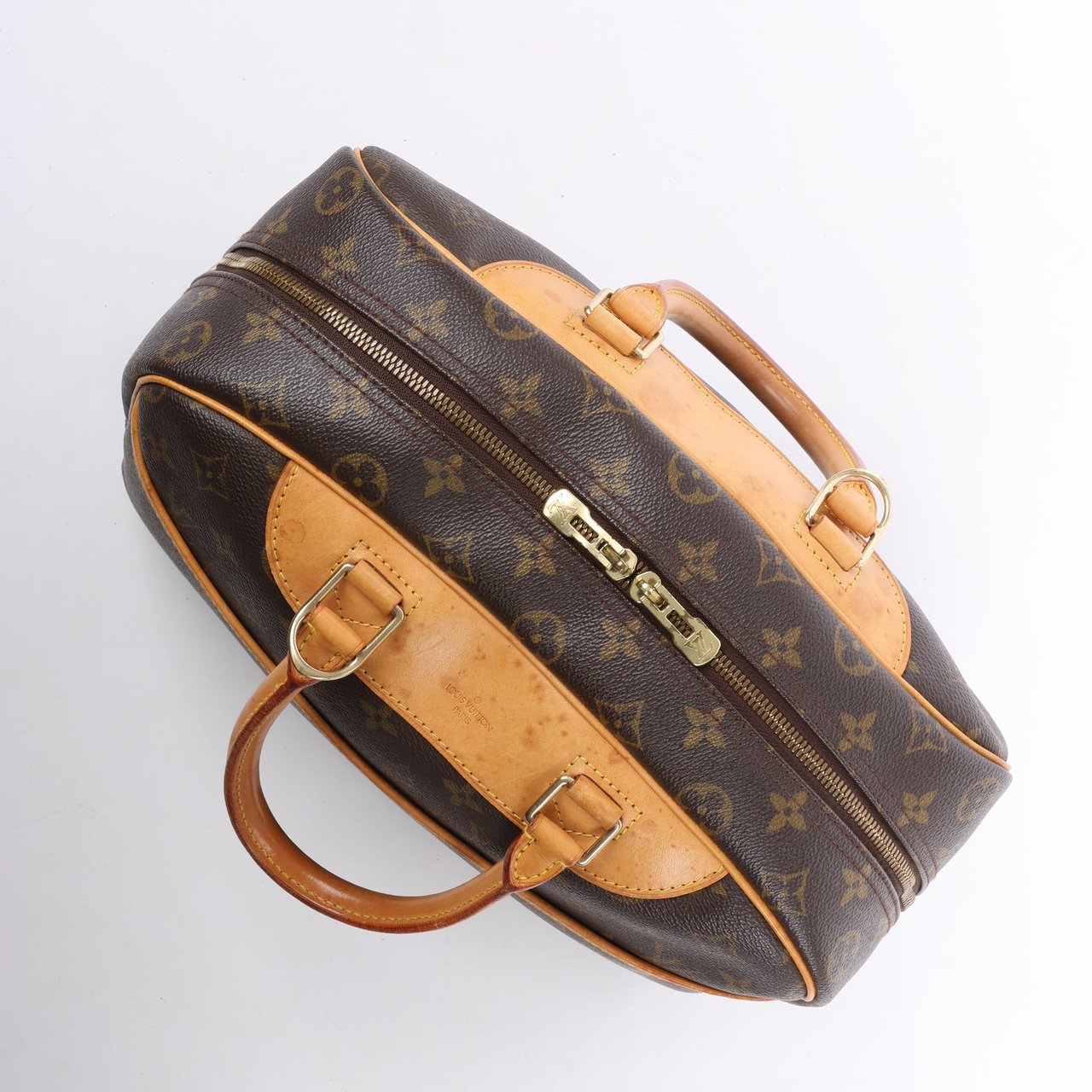 Louis Vuitton Louis Vuitton Monogram Canvas Deauville Handbag M47270 Bruin