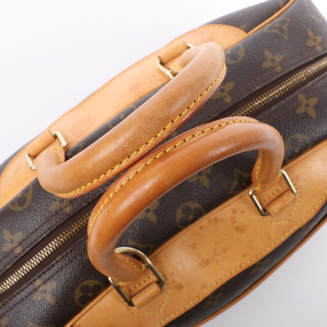 Louis Vuitton Louis Vuitton Monogram Canvas Deauville Handbag M47270 Bruin