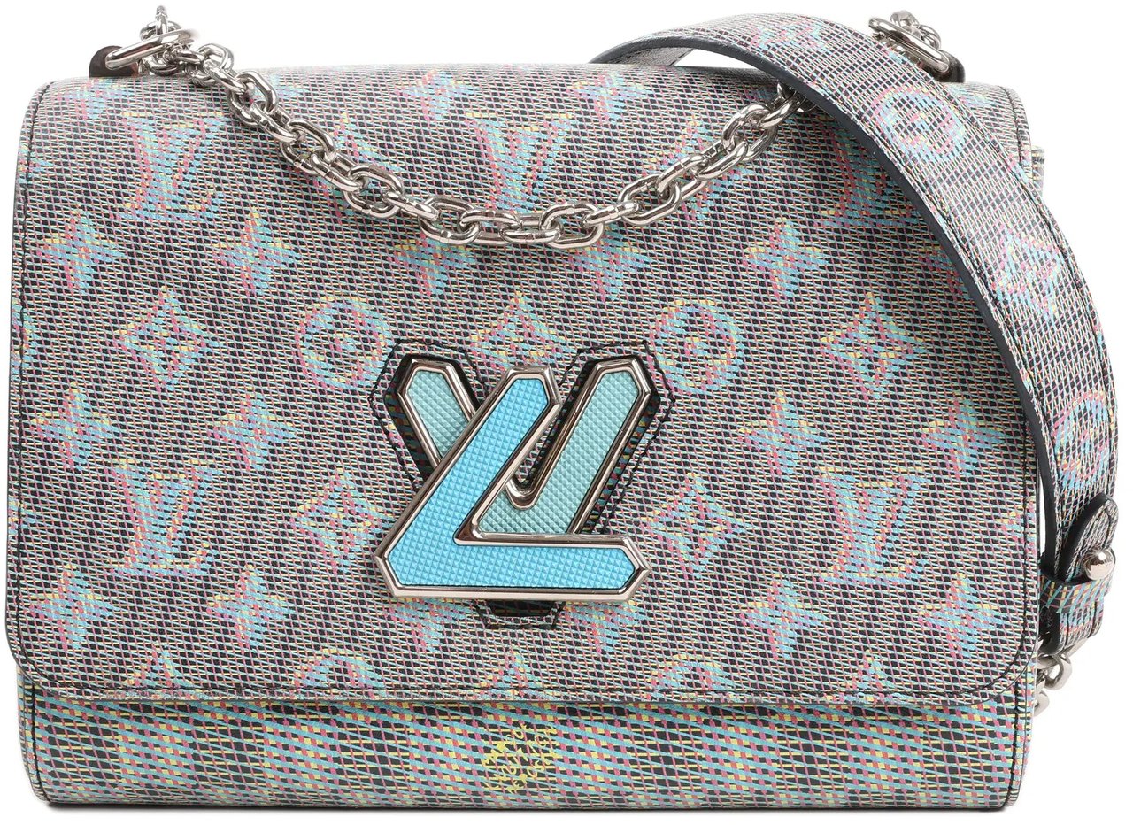 Louis Vuitton Louis Vuitton Twist MM Monogram LV Pop Crossbody Bag in Gray M55480 Grijs