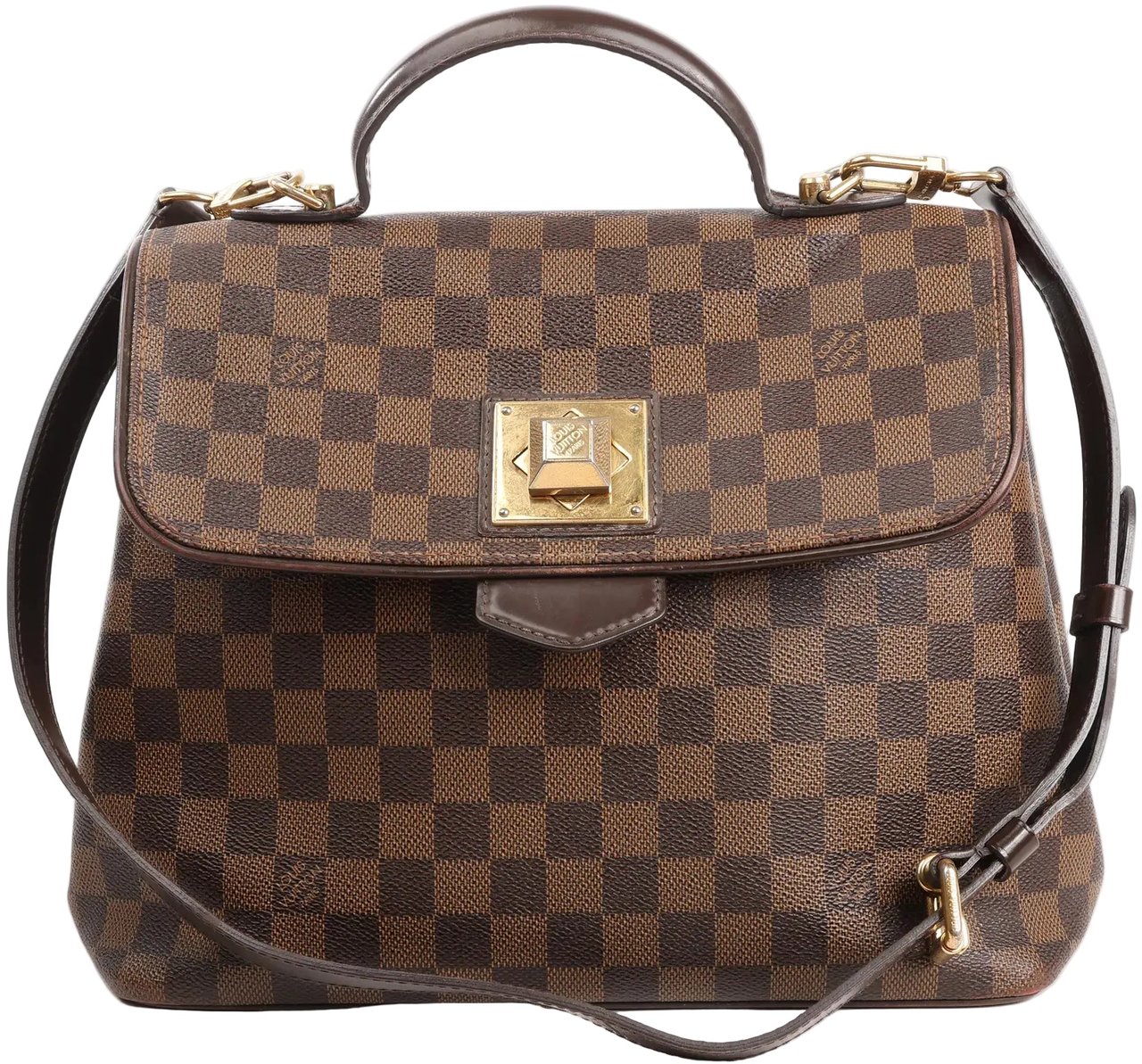 Louis Vuitton Louis Vuitton Bergamo PM Damier Ebene 2Way Handbag in Brown N41167 Bruin