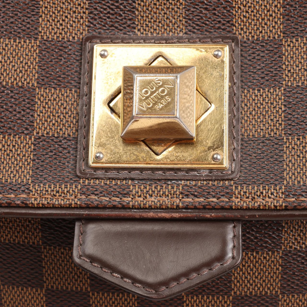 Louis Vuitton Louis Vuitton Bergamo PM Damier Ebene 2Way Handbag in Brown N41167 Bruin