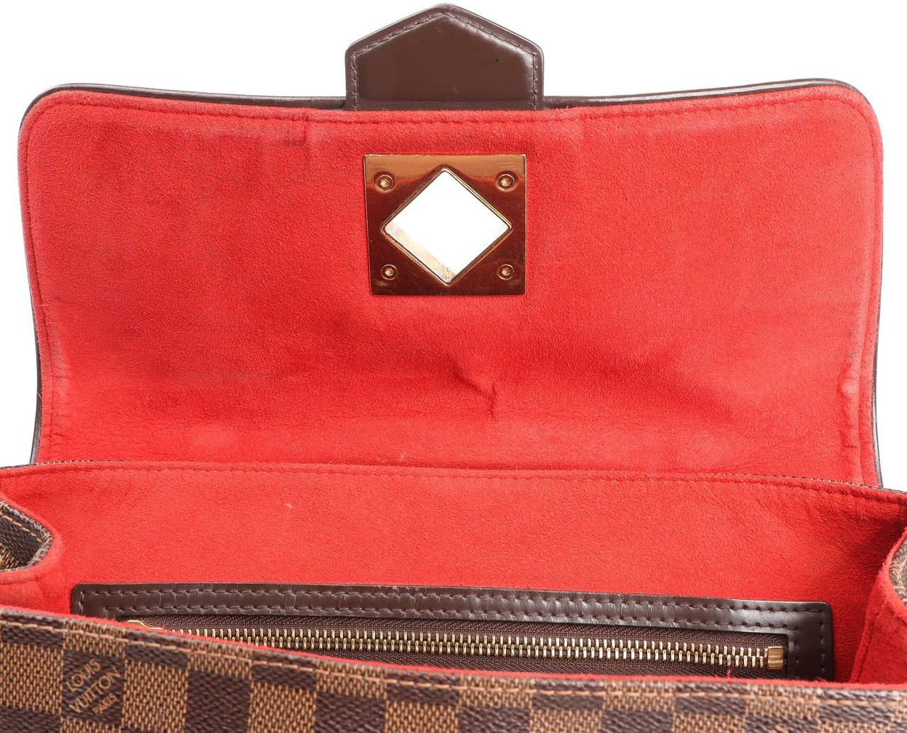 Louis Vuitton Louis Vuitton Bergamo PM Damier Ebene 2Way Handbag in Brown N41167 Bruin