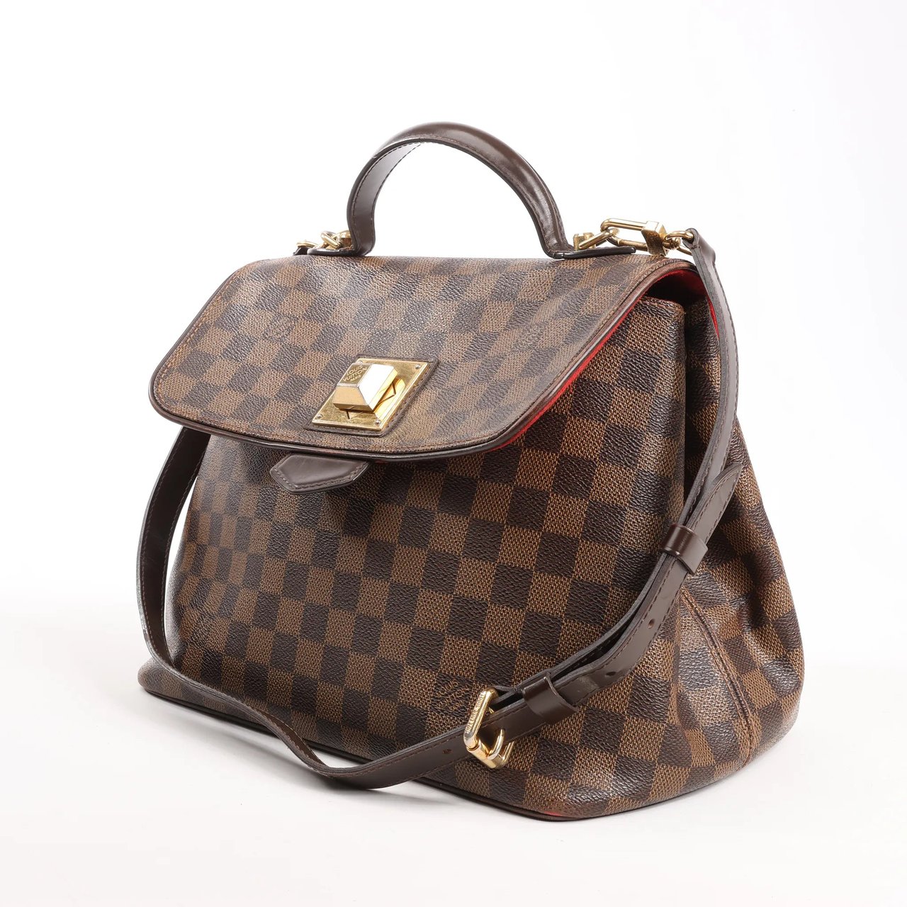 Louis Vuitton Louis Vuitton Bergamo PM Damier Ebene 2Way Handbag in Brown N41167 Bruin