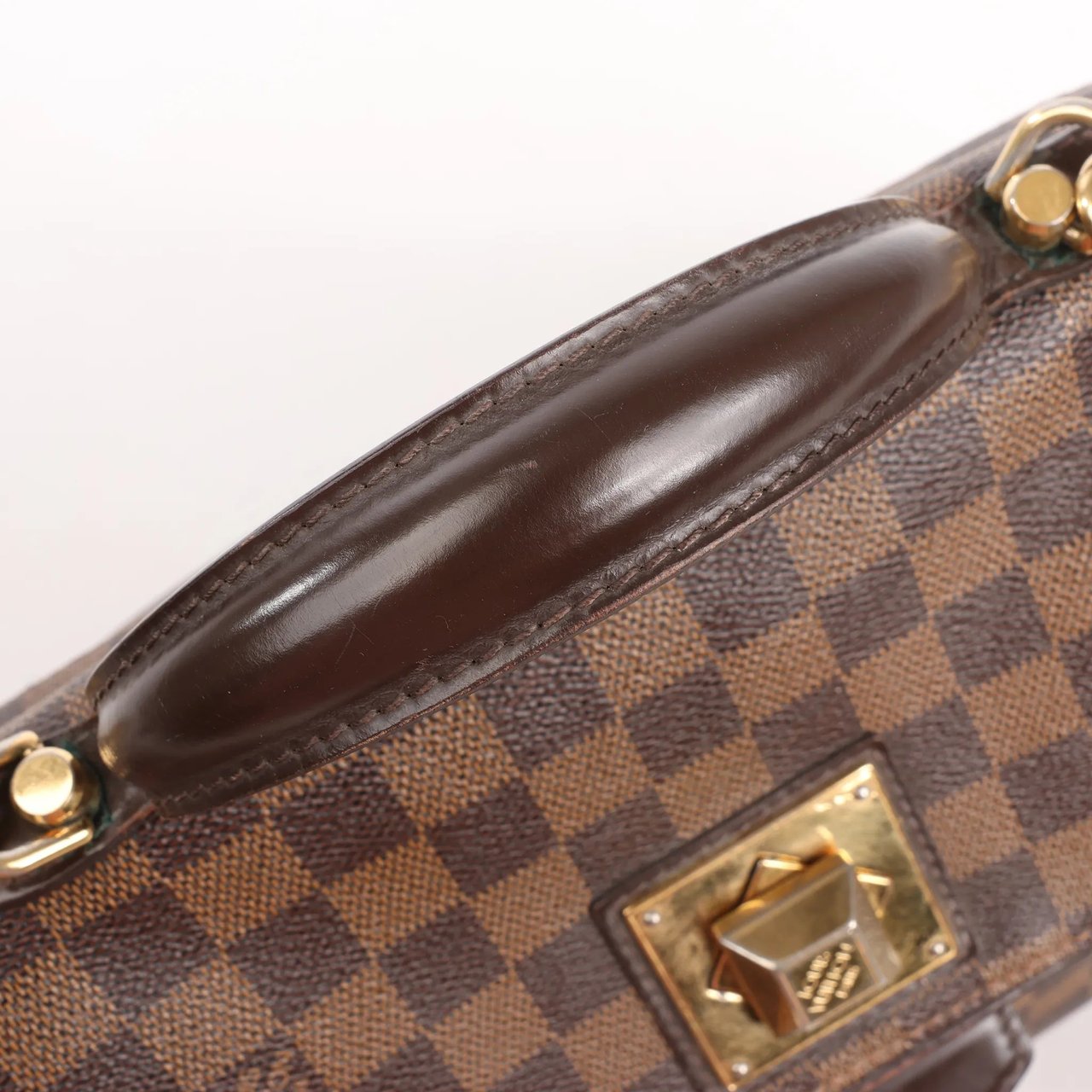 Louis Vuitton Louis Vuitton Bergamo PM Damier Ebene 2Way Handbag in Brown N41167 Bruin
