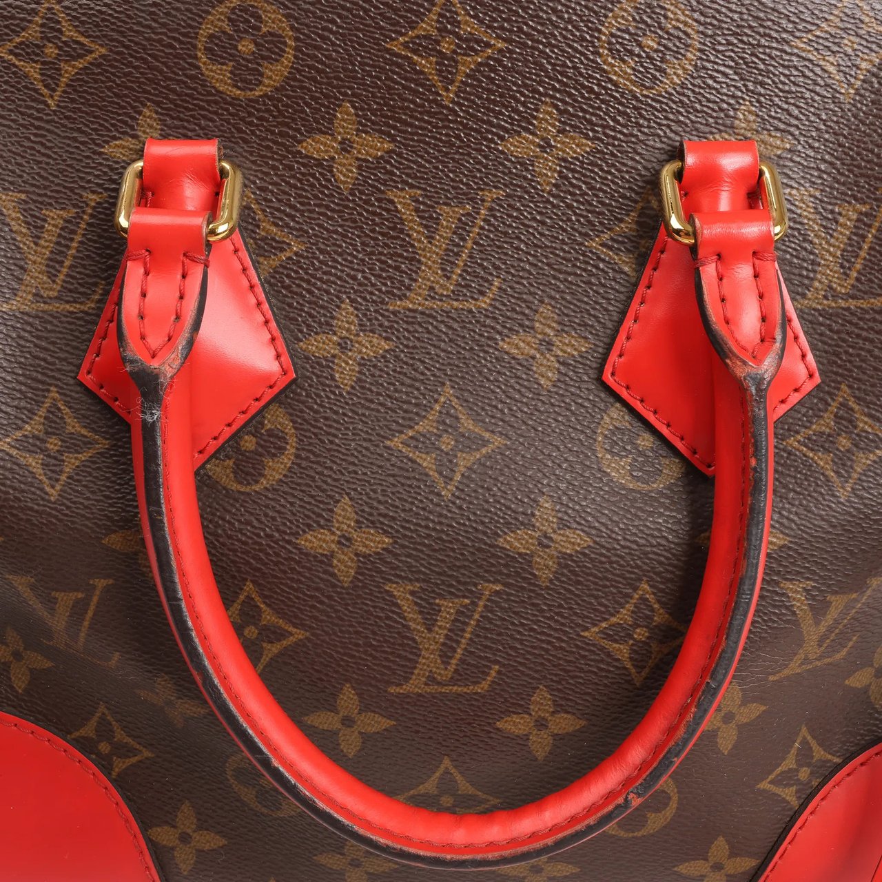Louis Vuitton Louis Vuitton Phoenix PM Monogram 2Way Shoulder Bag in Brown x Red M41537 Bruin
