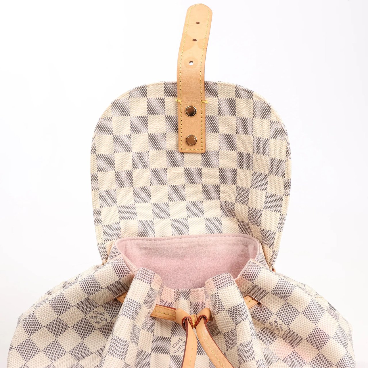 Louis Vuitton Louis Vuitton Sperone Damier Azur Backpack in Beige N41578 Beige