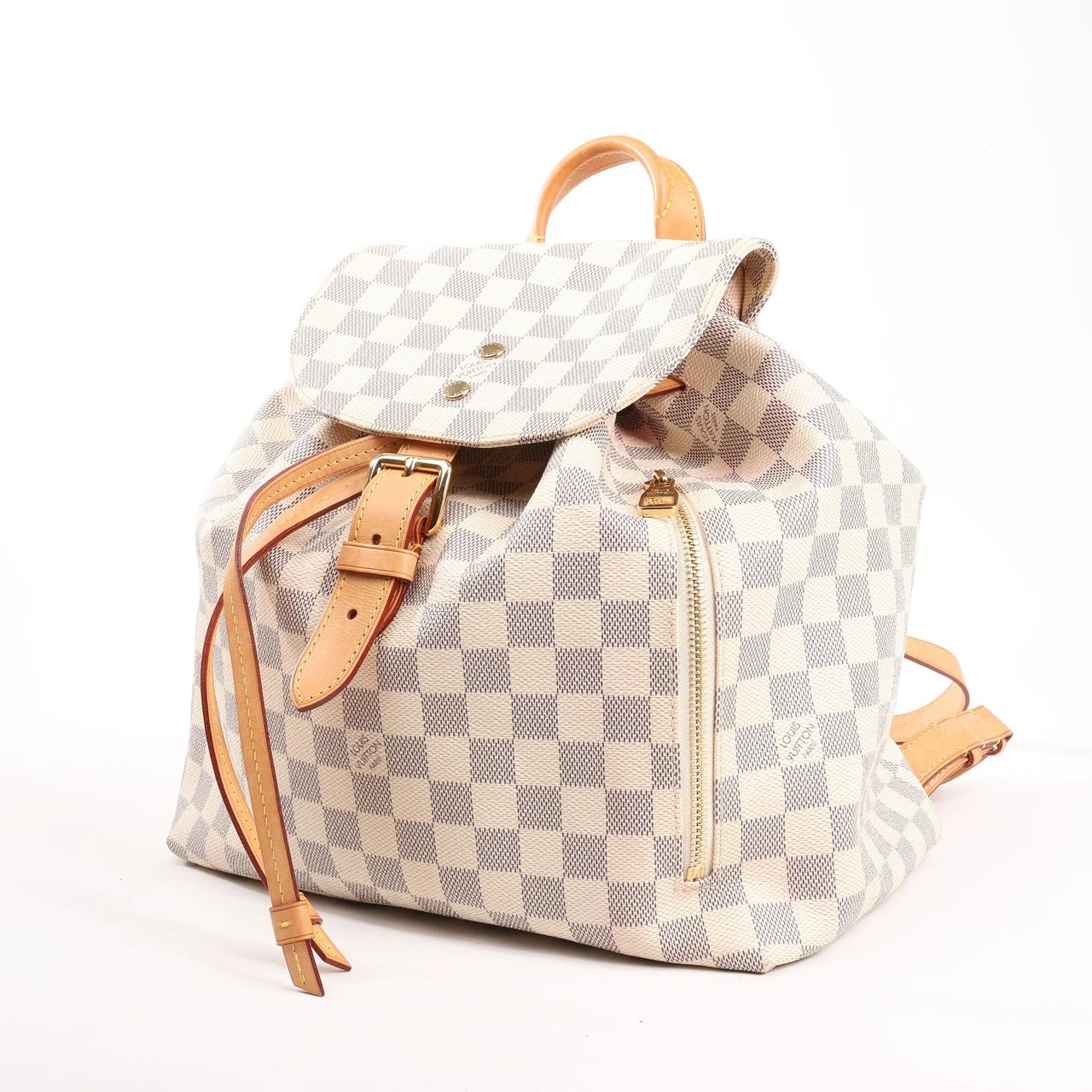 Louis Vuitton Louis Vuitton Sperone Damier Azur Backpack in Beige N41578 Beige