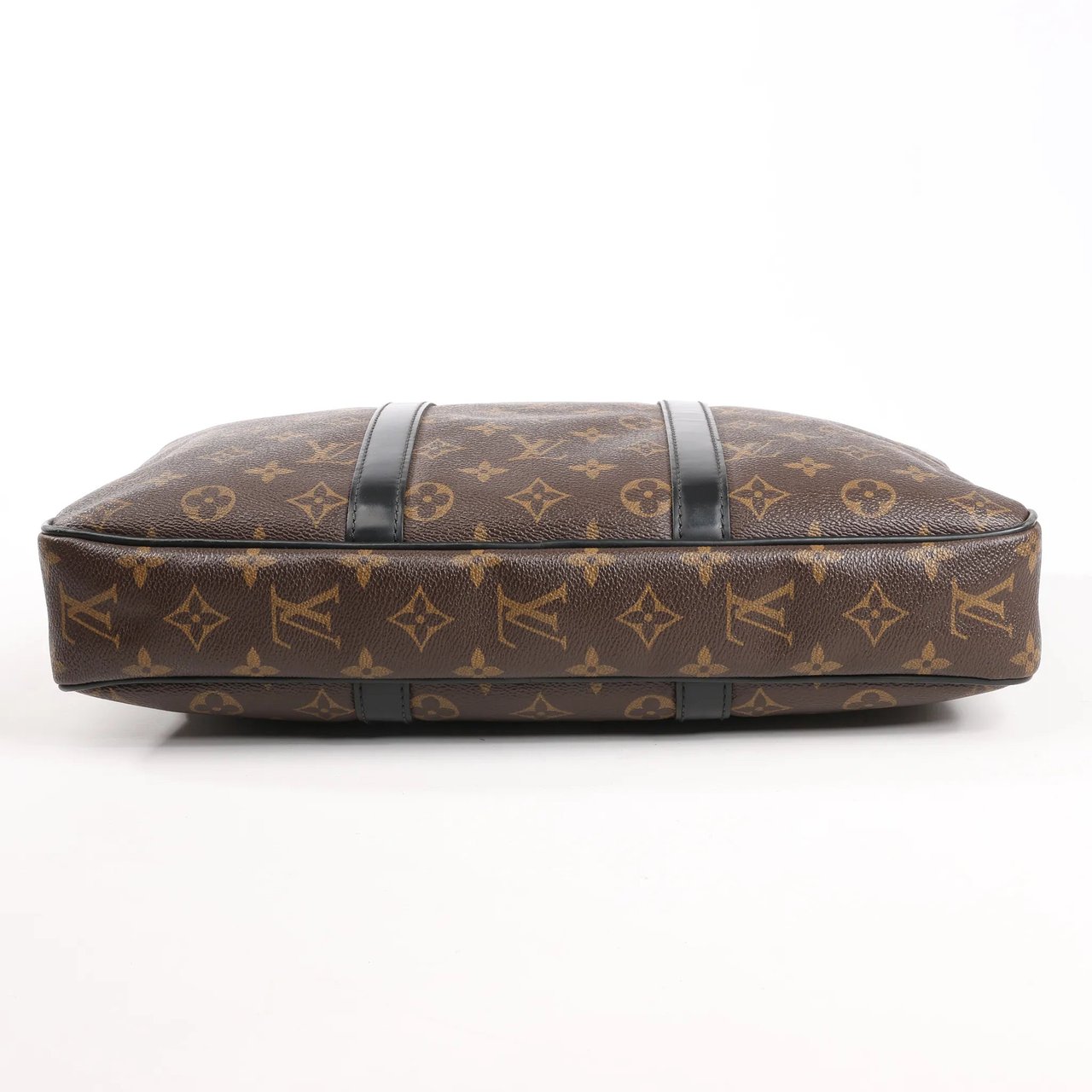 Louis Vuitton Louis Vuitton Porte Document Voyages PM Monogram Macassar Handbag in Brown M52005 Divers