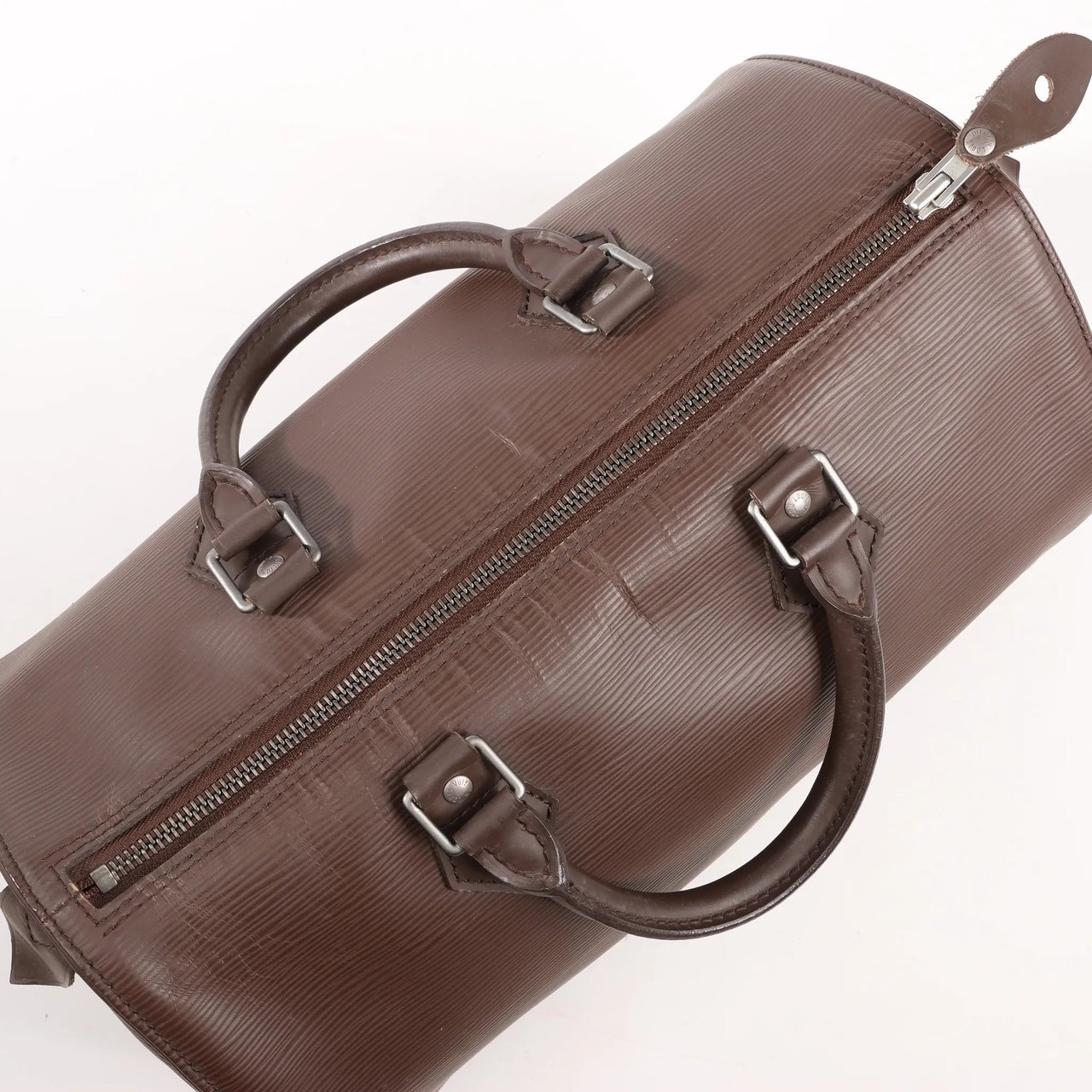 Louis Vuitton Louis Vuitton Speedy 30 Epi Leather Handbag in Brown M5902D Bruin