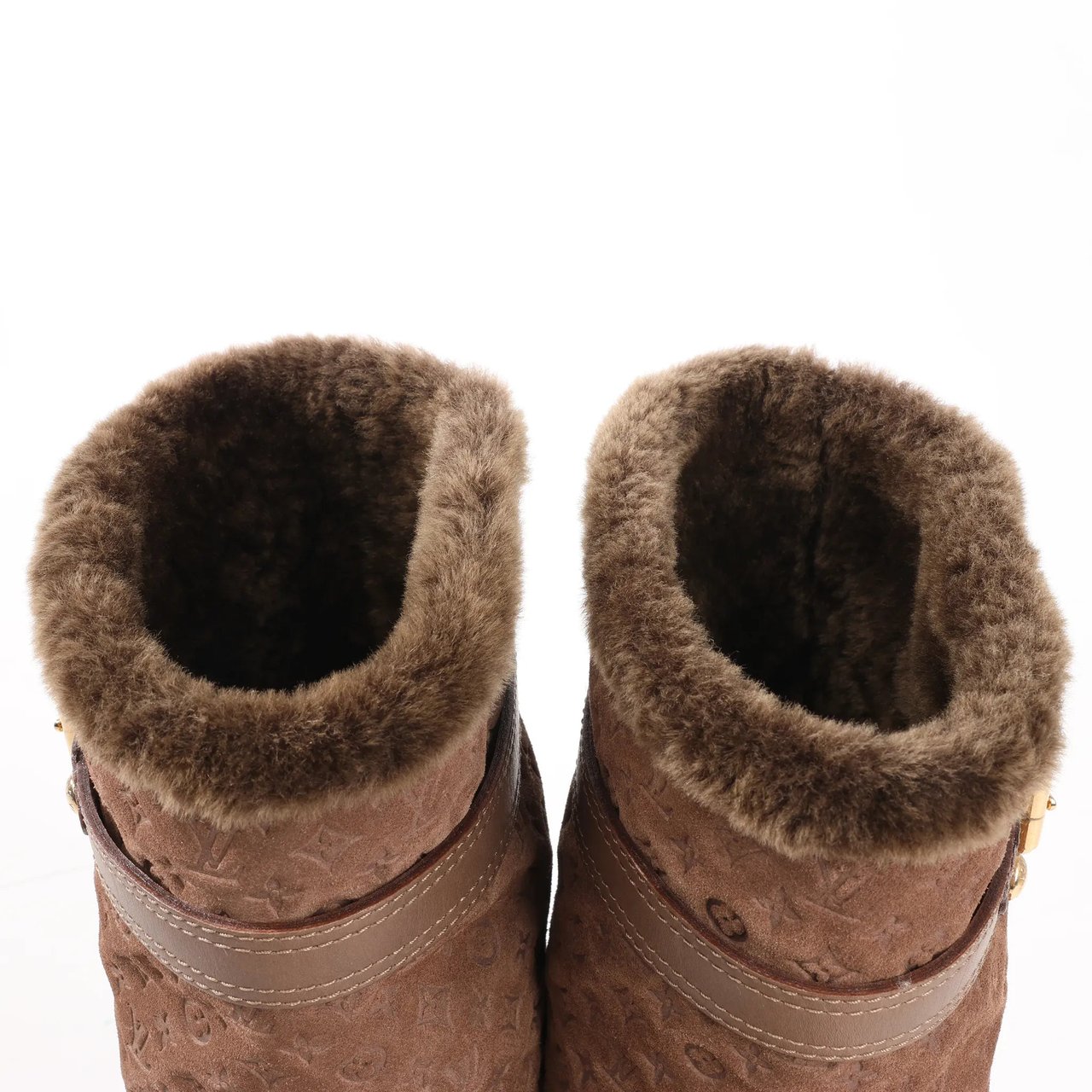 Louis Vuitton Louis Vuitton 11 years Suede Boots in Brown, Size 40 EU Bruin