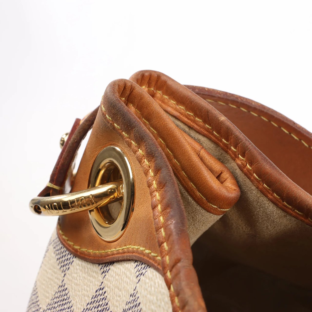 Louis Vuitton Louis Vuitton Galliera PM Damier Azur Shoulder Bag in Beige N55215 Beige