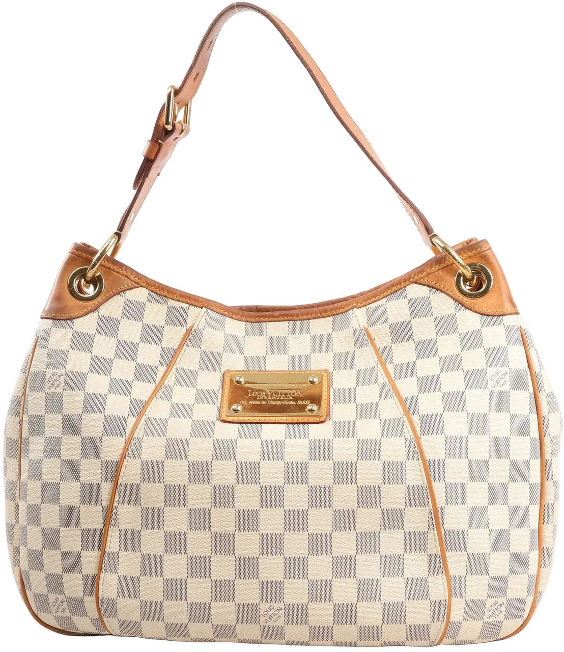 Louis Vuitton Louis Vuitton Galliera PM Damier Azur Shoulder Bag in Beige N55215 Beige