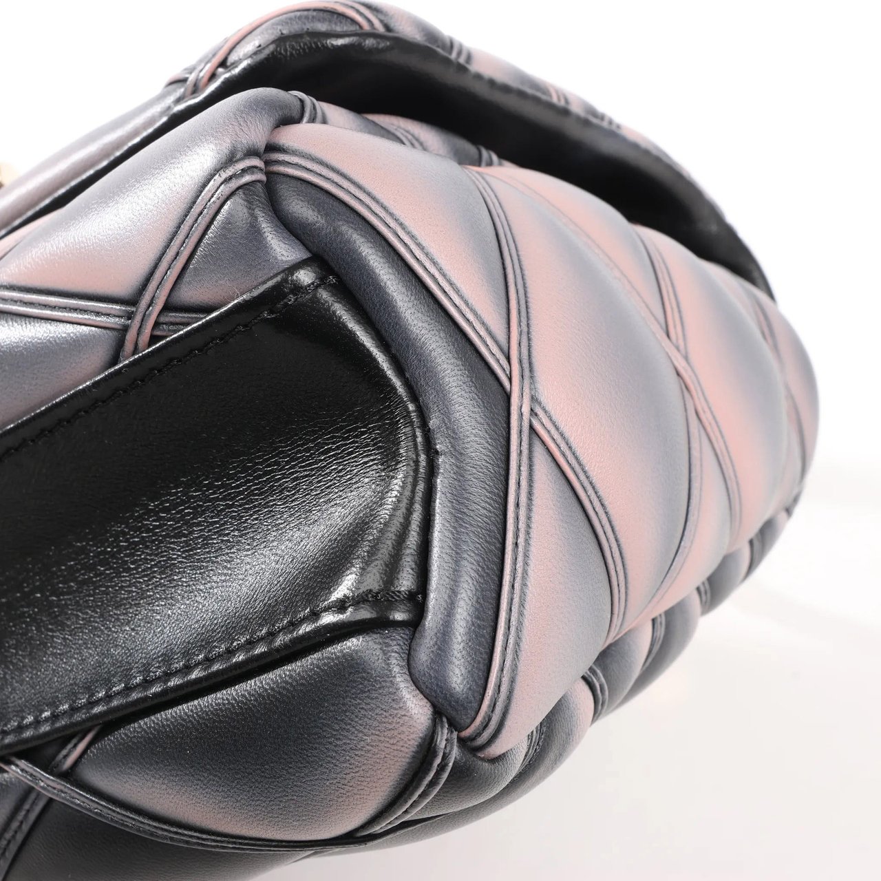 Louis Vuitton Louis Vuitton GO-14MM Malletage Crossbody Bag in Black x Pink M23569 Divers