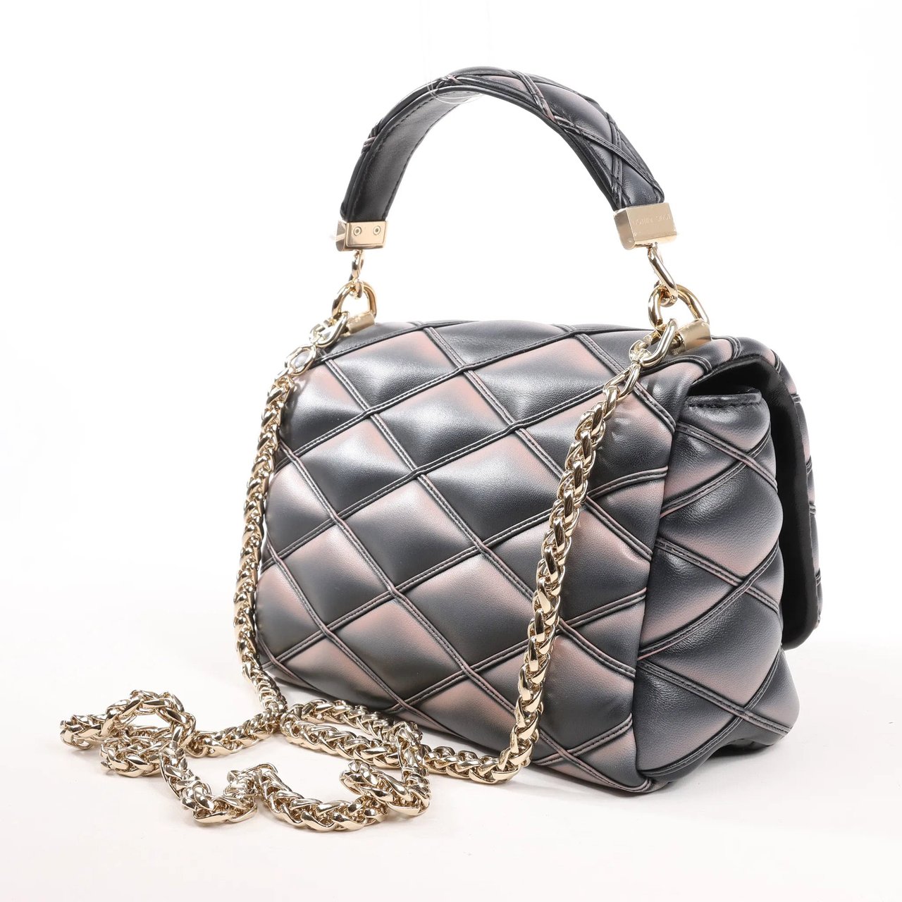 Louis Vuitton Louis Vuitton GO-14MM Malletage Crossbody Bag in Black x Pink M23569 Divers