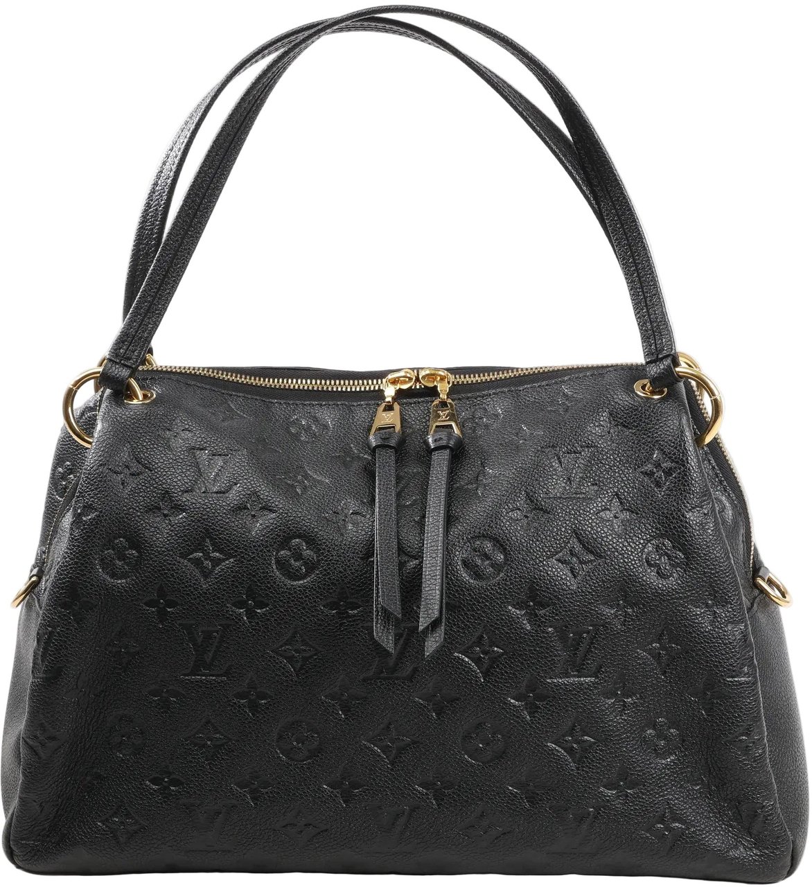 Louis Vuitton Louis Vuitton Pontheiu Monogram Empreinte Shoulder Bag in Black M43719 Zwart
