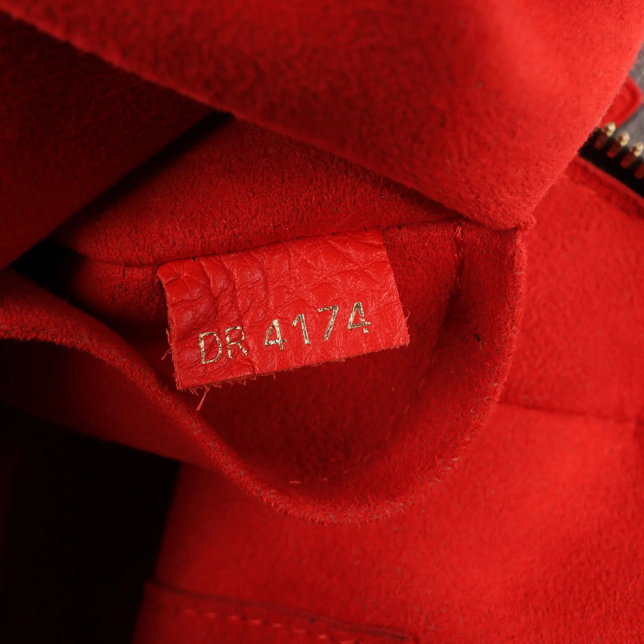 Louis Vuitton Louis Vuitton Retiro PM Monogram Canvas Handbag in Brown x Red M50057 Divers