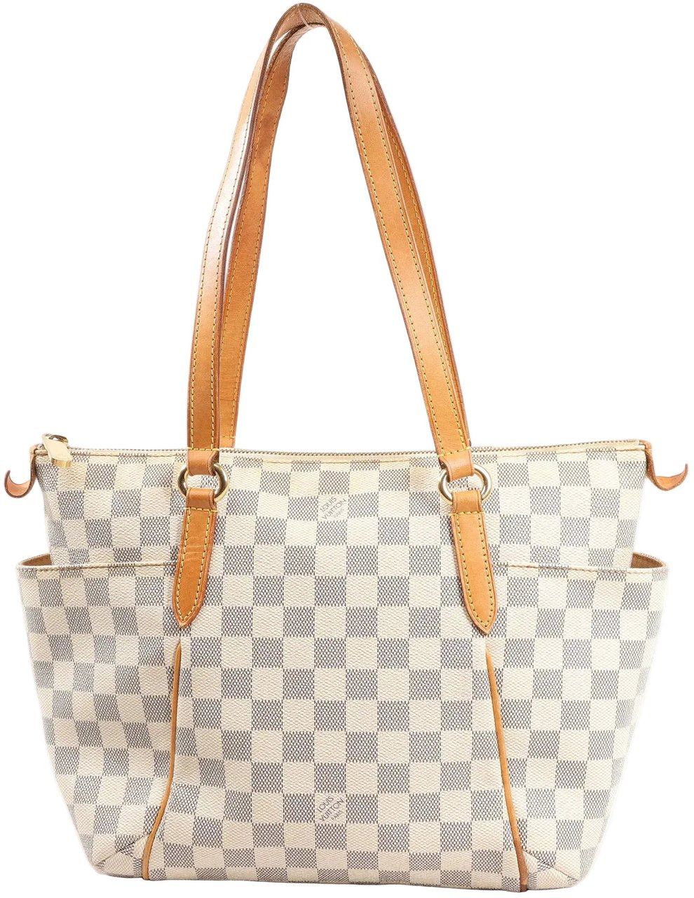 Louis Vuitton Louis Vuitton Totally PM Damier Azur Shoulder Bag in Beige N41280 Beige
