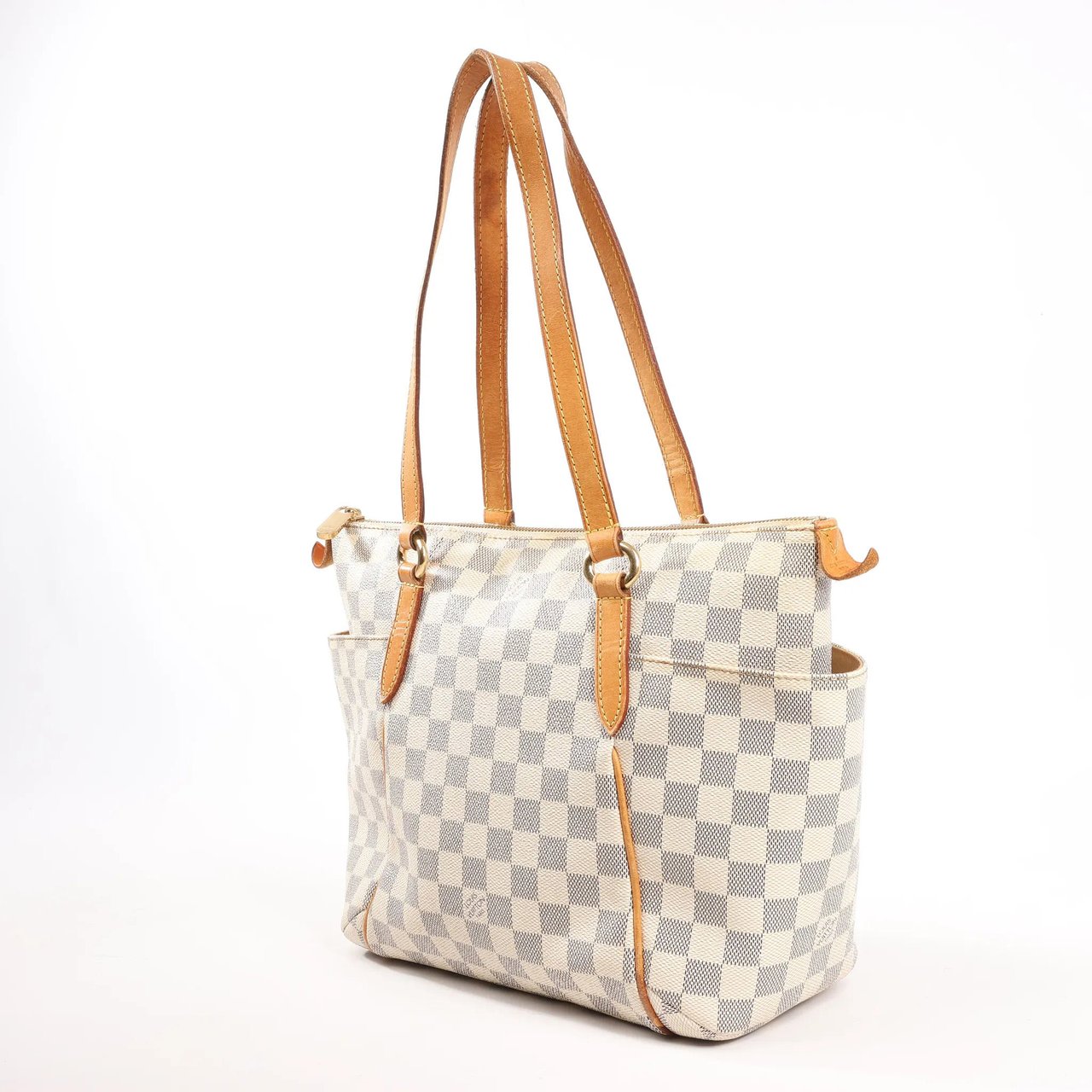 Louis Vuitton Louis Vuitton Totally PM Damier Azur Shoulder Bag in Beige N41280 Beige