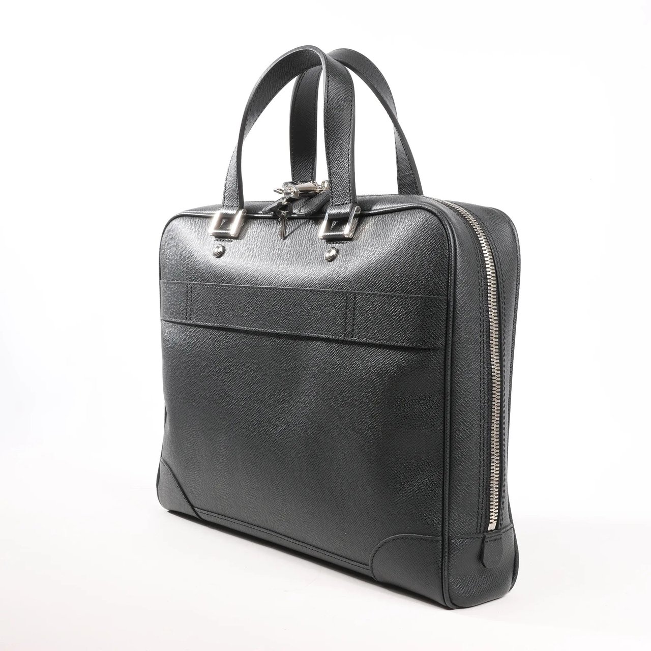 Louis Vuitton Louis Vuitton Porte Alexander Taiga Leather Handbag in Black M31162 Zwart