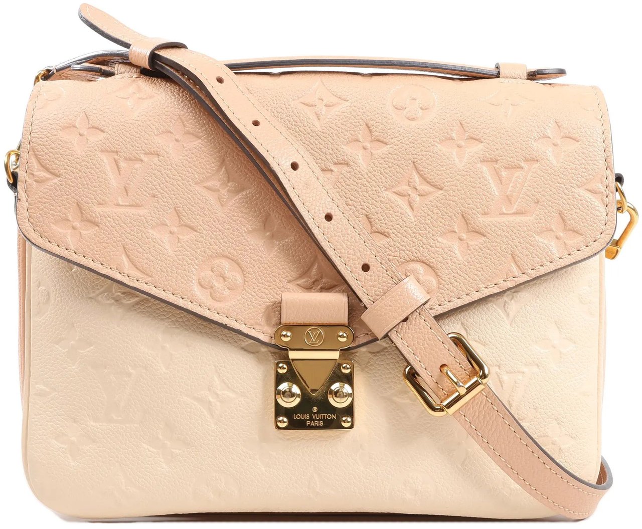 Louis Vuitton Louis Vuitton Pochette Metis MM Monogram Empreinte Crossbody Bag in Pink M44300 Roze